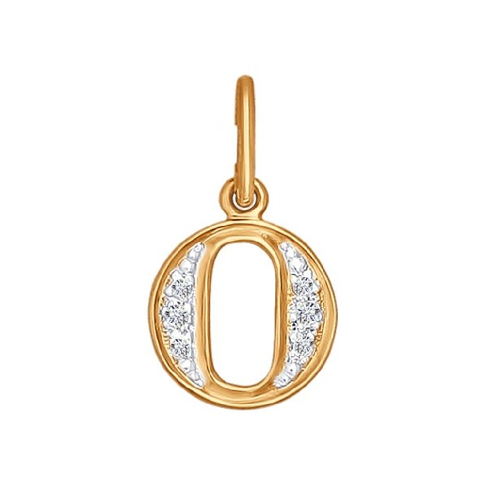 Подвеска Sokolov из золота с фианитами