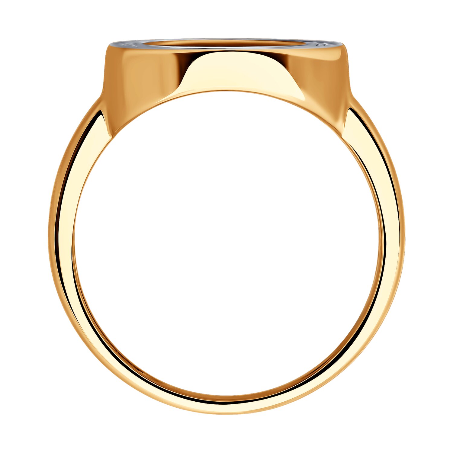 Кольцо Sokolov из золота с перламутром и фианитами - image 3