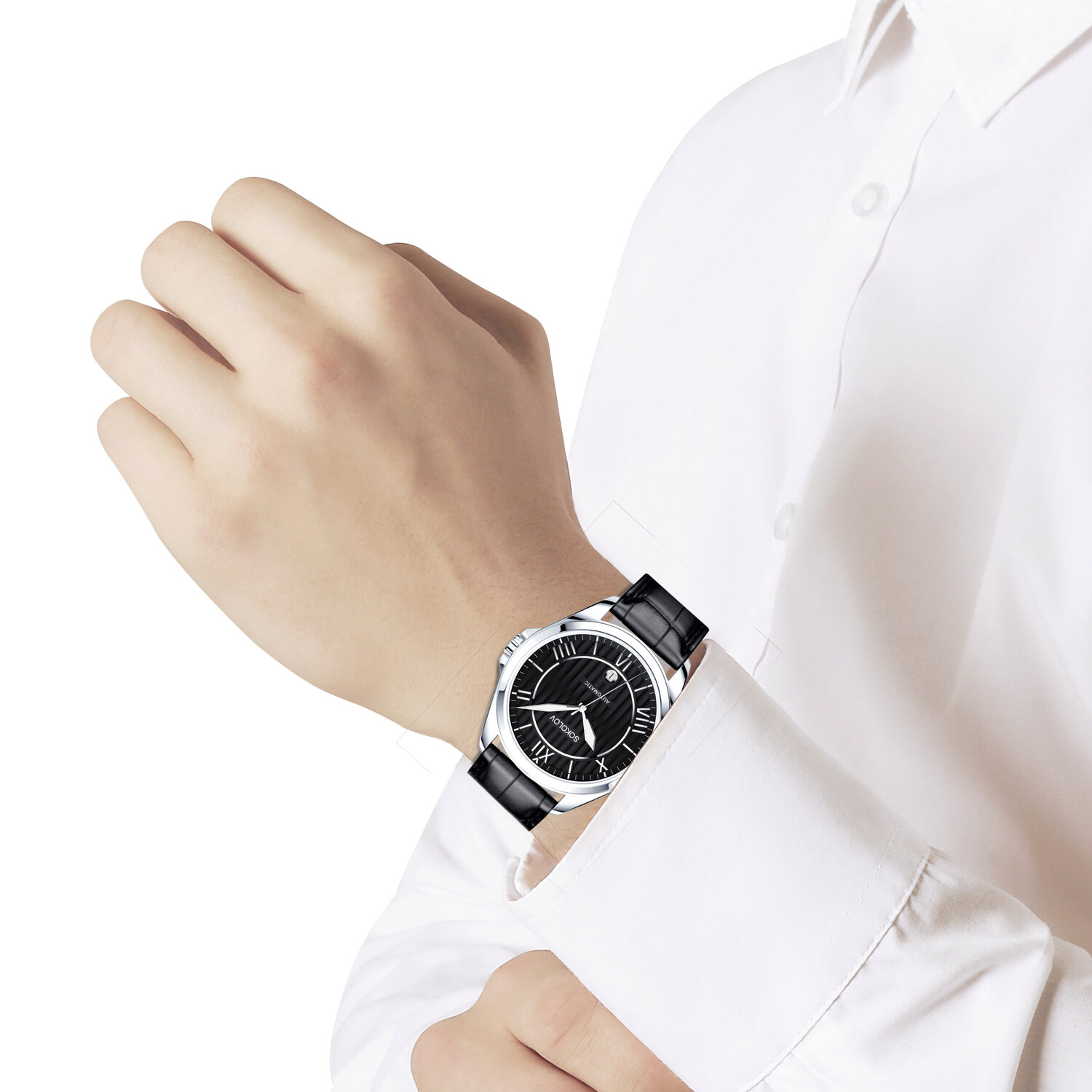 Мужские серебряные часы Sokolov - image 7