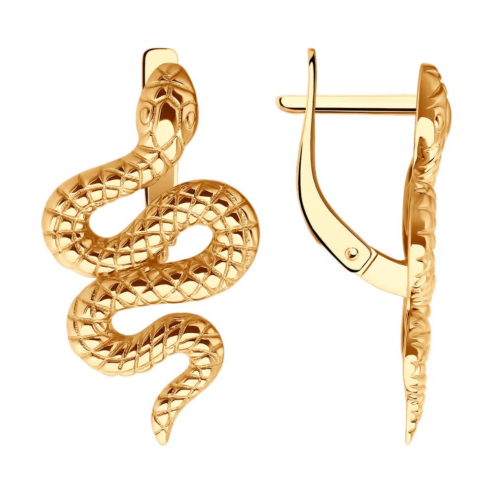 Серьги Sokolov из золота - image 1