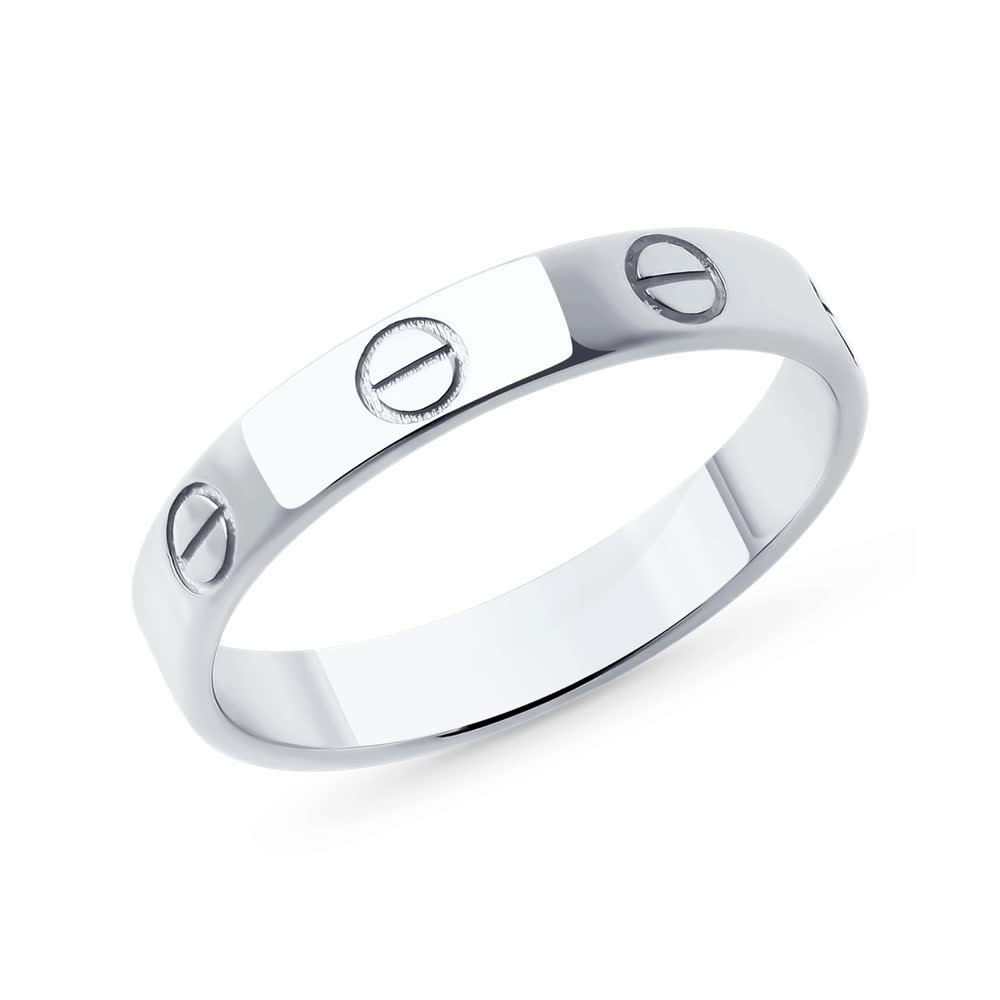 Кольцо Sokolov из белого золота