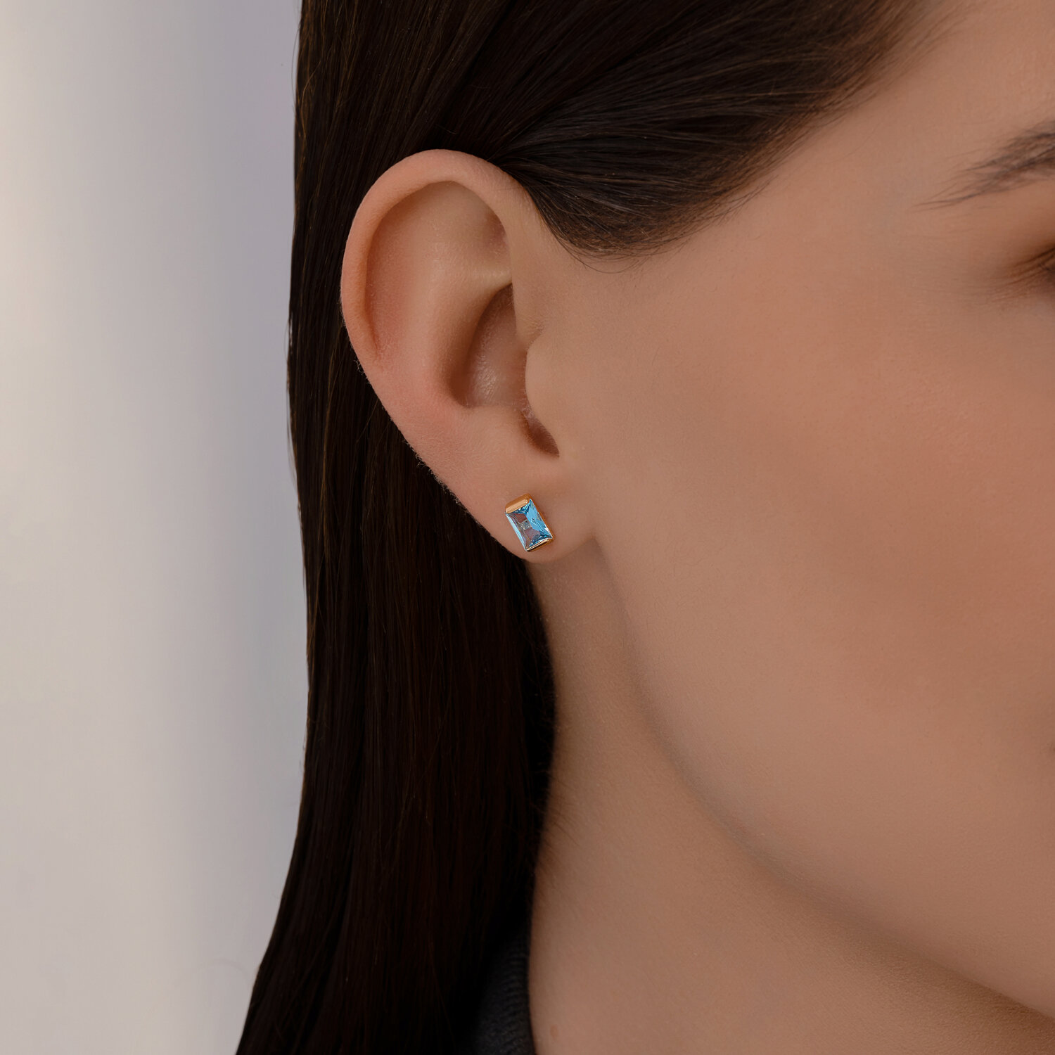 Серьги Sokolov из золота с топазами - image 3