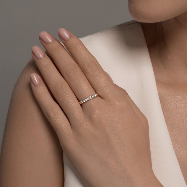 Обручальное кольцо Sokolov из золота с бриллиантами - image 3