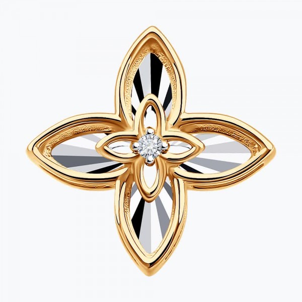 Подвеска Sokolov из золота с бриллиантом