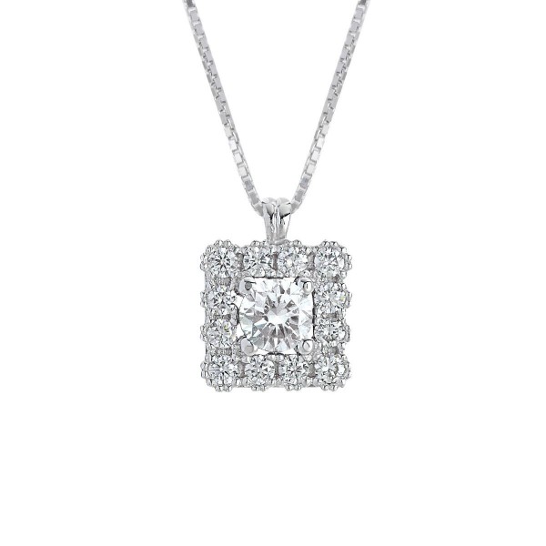 Colier Diamant Artlinea din aur alb