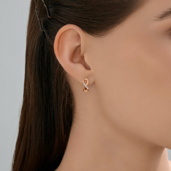 Серьги Sokolov из золота с бриллиантами - image 3