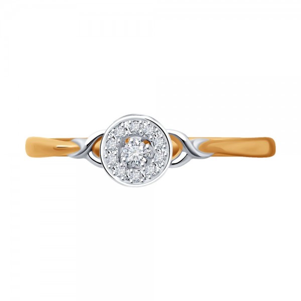 Inel Sokolov din aur cu diamante - image 2