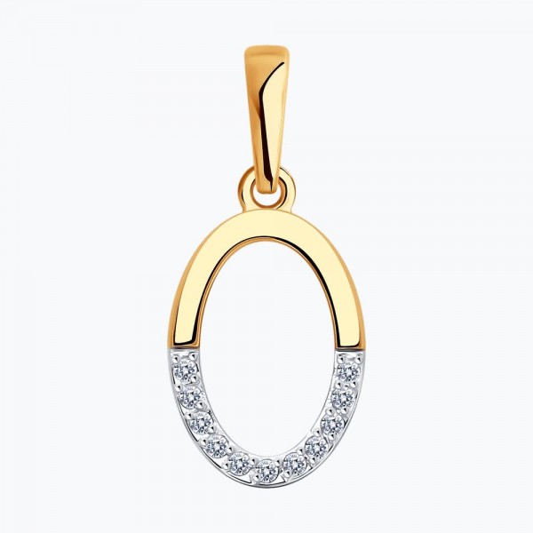 Подвеска Sokolov из золота с фианитами