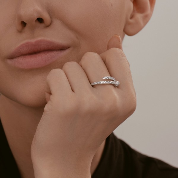 Кольцо Sokolov из серебра с фианитами - image 3