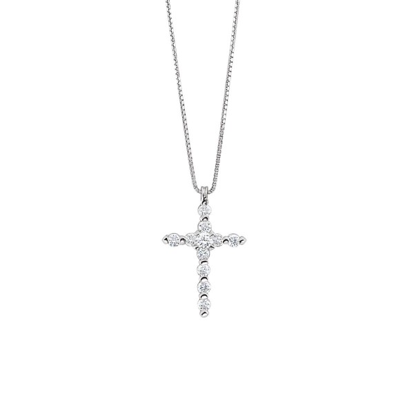 Colier Diamant Artlinea din aur alb