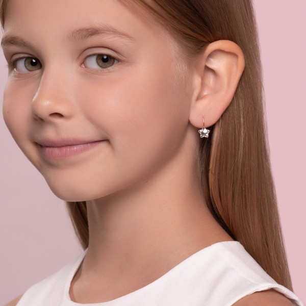 Серьги Sokolov из золота с алмазной гранью - image 3